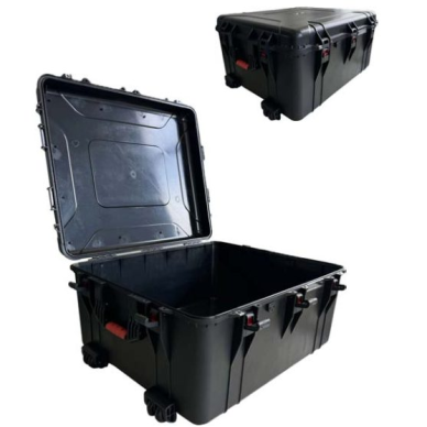 Drošas transportēšanas kaste | čemodāns ar riteņiem | rokturis | slēdzene | spiediena izlīdzināšanas vārsts | 861x731x425mm | IP67 Drošas transportēšanas kaste | čemodāns ar riteņiem | rokturis | slēdzene | spiediena izlīdzināšanas vārsts | 861x731x425mm | IP67