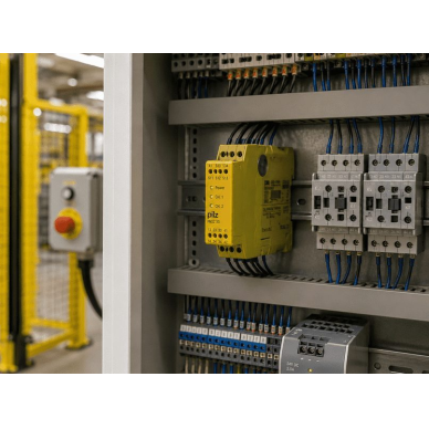 Safety relay | for emergency stop and safety gate monitoring | 24VAC/VDC | 2NO | DIN | PNOZ X2 2S | 774303 3 Safety relay | for emergency stop and safety gate monitoring | 24VAC/VDC | 2NO | DIN | PNOZ X2 2S | 774303 3