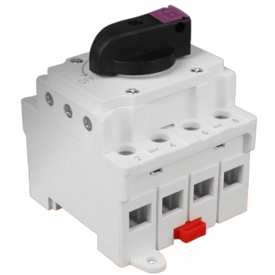 Modular solar power system circuit breaker 4P | 32A | 1200VDC | IP66 | DIN 1 Modular solar power system circuit breaker 4P | 32A | 1200VDC | IP66 | DIN 1