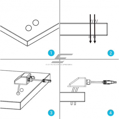 Соединительная коробка для кабелей | для солнечных систем | герметичная | 113x93x43мм | чёрная | IP67 5 Соединительная коробка для кабелей | для солнечных систем | герметичная | 113x93x43мм | чёрная | IP67 5