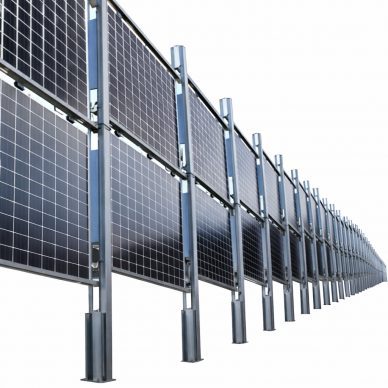 Solar panel structure | vertical | ground mounting | bifacial (double-sided) modules | 60 m/s wind load Solar panel structure | vertical | ground mounting | bifacial (double-sided) modules | 60 m/s wind load