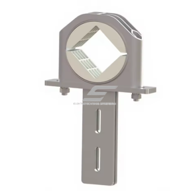 Solar tracking system bearing with bracket | ±10° | 120x120 mm | L-shape | aluminum | for single-axis solar module tracking structures Solar tracking system bearing with bracket | ±10° | 120x120 mm | L-shape | aluminum | for single-axis solar module tracking structures