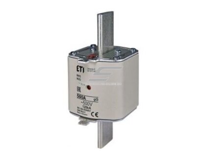 Peilinis saugiklis | NH3 | 500A | 500V | 120kA | gG | Eti | WT-3