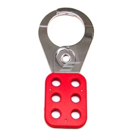 LOTO Safety multi-lock hasp | lock | 6 lock holes | 38mm | red LOTO Safety multi-lock hasp | lock | 6 lock holes | 38mm | red