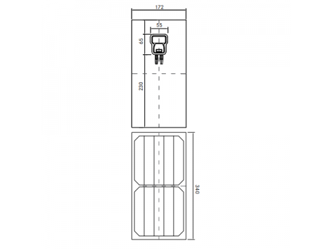 Saulės modulis | panelė | 9W | 340x172mm | LD15947 1 Saulės modulis | panelė | 9W | 340x172mm | LD15947 1