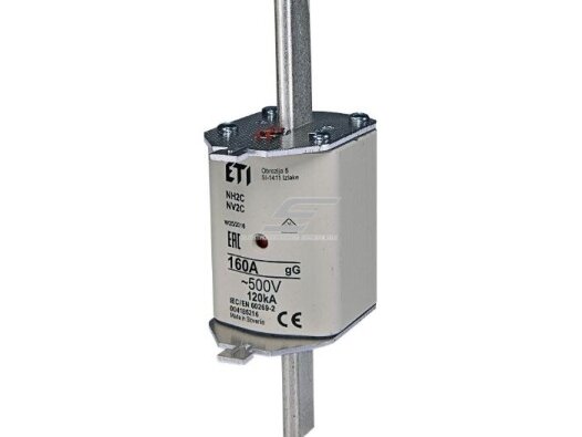 Peilinis saugiklis | NH2C | 160A | 500V | 120kA | gG | Eti | KOMBI | 004185216 Peilinis saugiklis | NH2C | 160A | 500V | 120kA | gG | Eti | KOMBI | 004185216