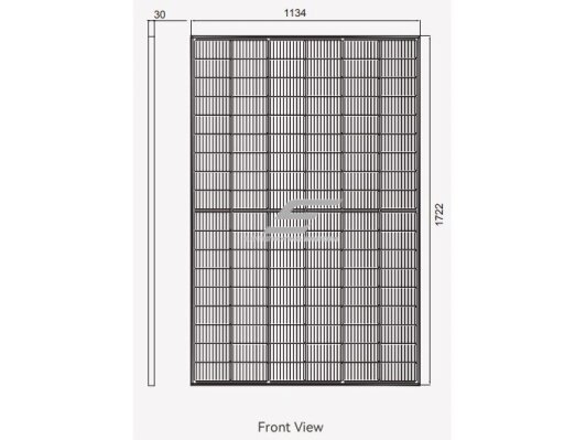Saulės modulis | panelė | 440W | 1722x1134x30mm | juodas | stiklas | IP68 | Hanersun | HN18N-54HT 1 Saulės modulis | panelė | 440W | 1722x1134x30mm | juodas | stiklas | IP68 | Hanersun | HN18N-54HT 1