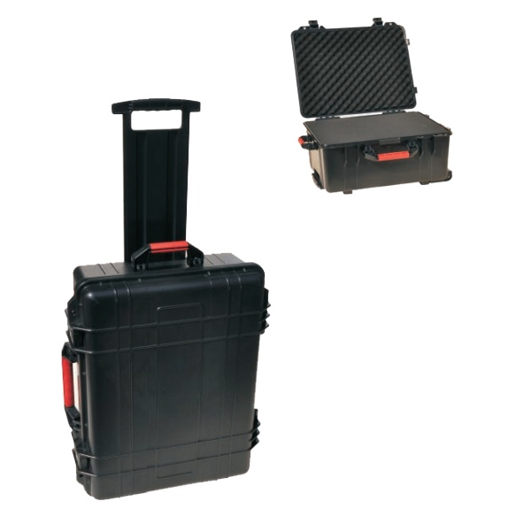Safe transport case | suitcase with wheels and handle | 538x400x200mm | IP67 Safe transport case | suitcase with wheels and handle | 538x400x200mm | IP67