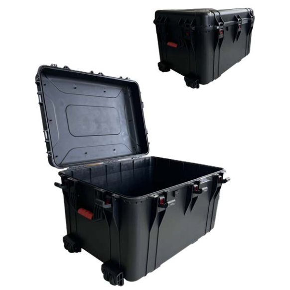 Turvaline transpordikast | ratastega kohver | käepide | lukk | rõhutasakaalu klapp | 820x600x492mm | IP67