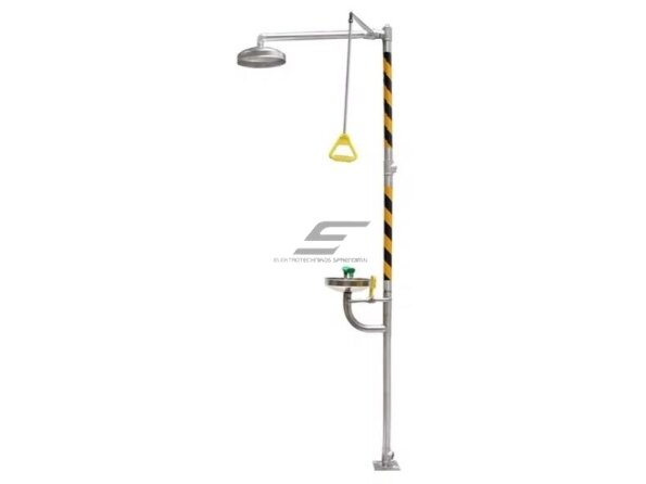 Stacionarus kombinuotas avarinis | saugos dušas | kūno | veido | akių plovimo sistema | 75,7l/min | 11,4l/min | 2530x660mm | nerūdijantis plienas Stacionarus kombinuotas avarinis | saugos dušas | kūno | veido | akių plovimo sistema | 75,7l/min | 11,4l/min | 2530x660mm | nerūdijantis plienas