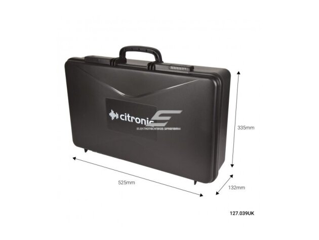 Saugaus transportavimo dėžė su rankena | 525x335x132mm | ABS525 CITRONIC 2 Saugaus transportavimo dėžė su rankena | 525x335x132mm | ABS525 CITRONIC 2