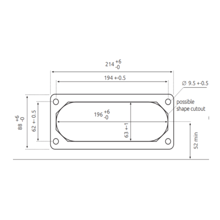 Membrānas kabeļu ievadplāksne | 216×84 mm izgriezumam | 9× Ø18–30 + 4× Ø10–15 + 4× Ø5–10 mm | pelēka | IP55 | HT Hi Tech Polymers | HTC-17 1 Membrānas kabeļu ievadplāksne | 216×84 mm izgriezumam | 9× Ø18–30 + 4× Ø10–15 + 4× Ø5–10 mm | pelēka | IP55 | HT Hi Tech Polymers | HTC-17 1