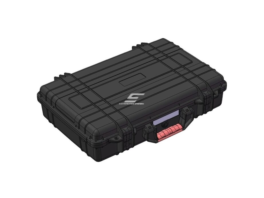 Saugaus transportavimo dėžė su rankena | 492x353x122mm | IP67 1 Saugaus transportavimo dėžė su rankena | 492x353x122mm | IP67 1