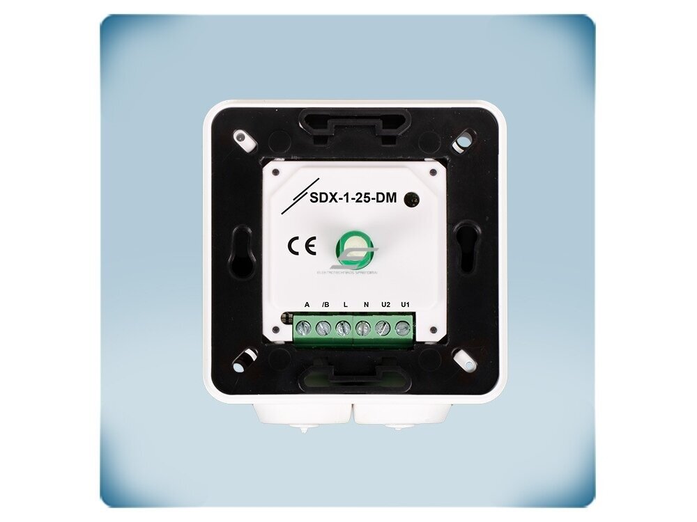 Simistorinis ventiliatoriaus greičio reguliatorius | Modbus RTU | 2,5A | 230VAC | virštinkinis/potinkinis | Sentera Controls | SDX-1-25-DM 5