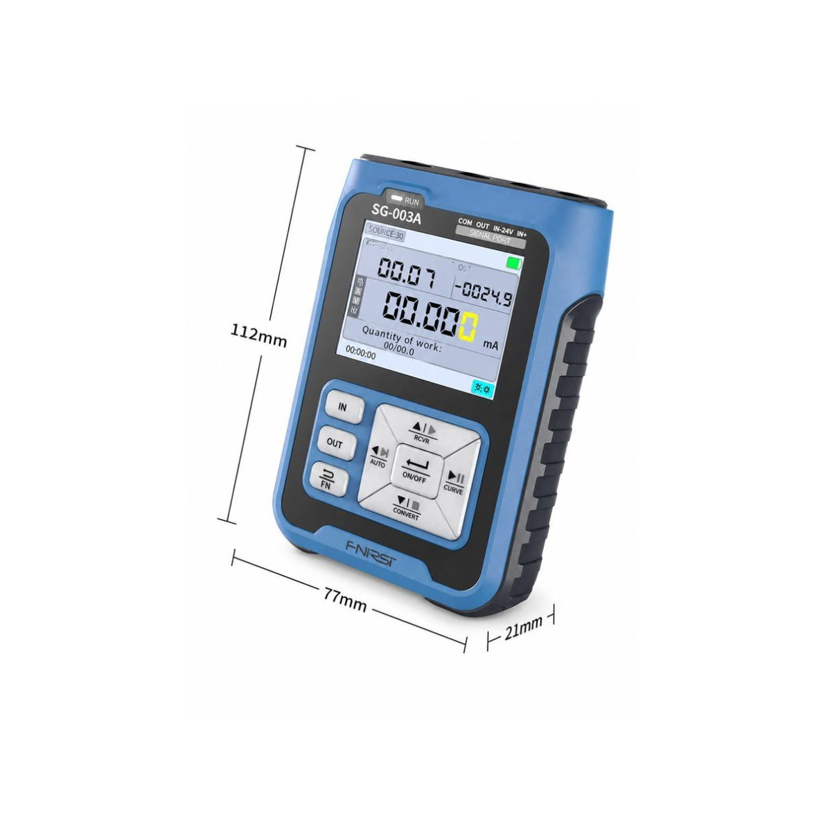 Daudzfunkcionāls signālu ģenerators | kalibrators | 4–20 mA | 0–30 V | 0–24 mA | TFT ekrāns | Type-C | 3000 mAh 2 Daudzfunkcionāls signālu ģenerators | kalibrators | 4–20 mA | 0–30 V | 0–24 mA | TFT ekrāns | Type-C | 3000 mAh 2