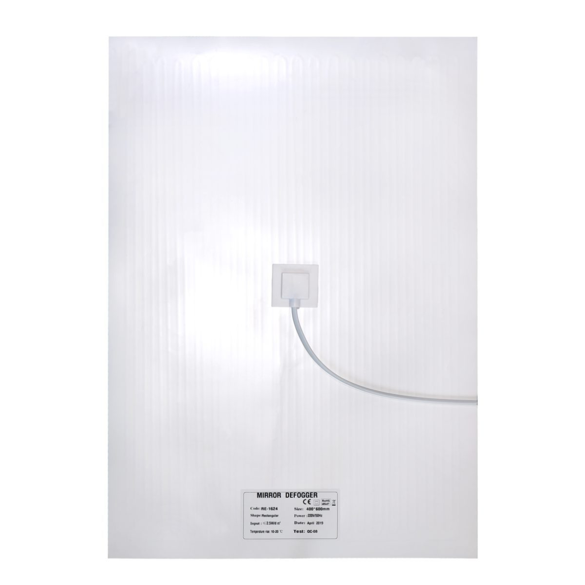 Peegli udususevastane soojendi | 600x400mm | 230V | IP54 Peegli udususevastane soojendi | 600x400mm | 230V | IP54