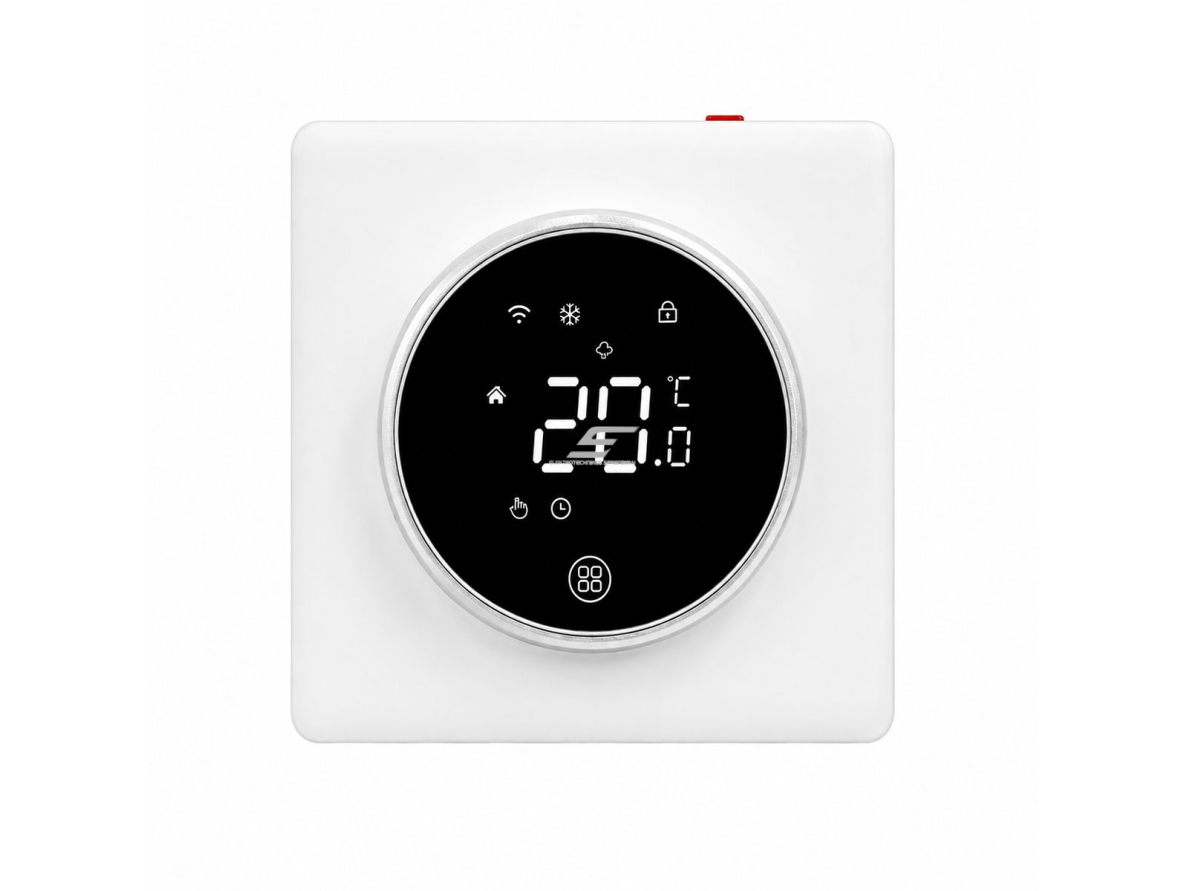 Išmanus elektrinio grindinio šildymo termostatas | WiFi | 230V | 16A | ±0.5°C tikslumas | smart home (MQTT) | programuojamas | sieninis montavimas Išmanus elektrinio grindinio šildymo termostatas | WiFi | 230V | 16A | ±0.5°C tikslumas | smart home (MQTT) | programuojamas | sieninis montavimas