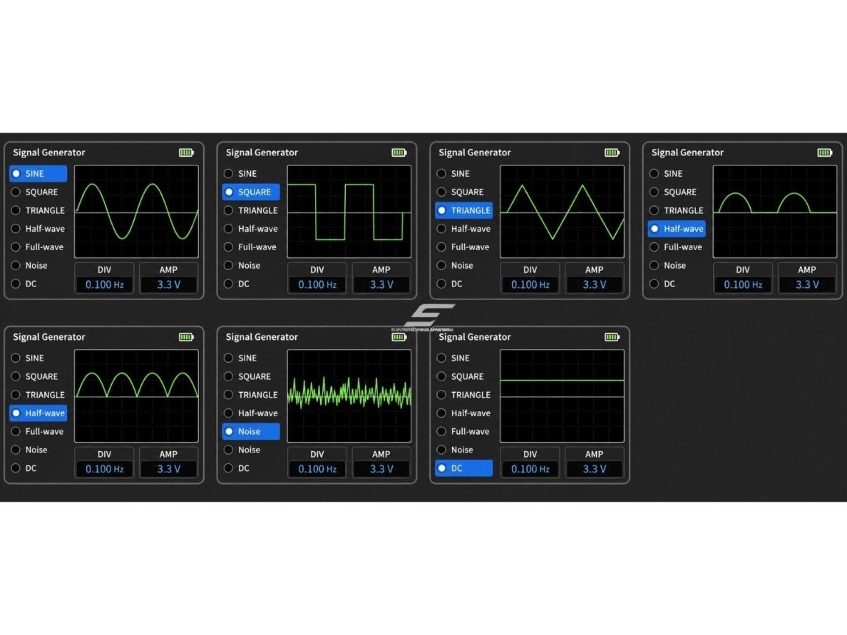 Multifunkcinis multimetras | signalų generatorius | 2 kanalų osciloskopas | 2x10MHz | 50MS/s | 1Hz-2MHz 4 Multifunkcinis multimetras | signalų generatorius | 2 kanalų osciloskopas | 2x10MHz | 50MS/s | 1Hz-2MHz 4