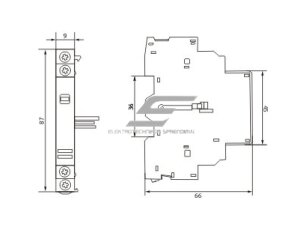 Signalinis kontaktas | variklio apsaugoms FMP32 | NO+NC | ALCs-0110 | Promfactor Baltic | F/ALCS0110 1