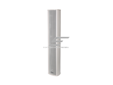 Sieninė garso kolonėlė | atspari vandeniui | 100V | 160W | IPX6 | balta | aliuminio korpusas | 4x8" žemadažnis + 2x1.4" aukštadažnis garsiakalbis | balta