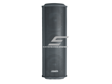 Sieninė garso kolonėlė | atspari vandeniui | 100V | 60W | IP66 | pilka | 2x6.5" žemadažnis + 1" full range garsiakalbiai