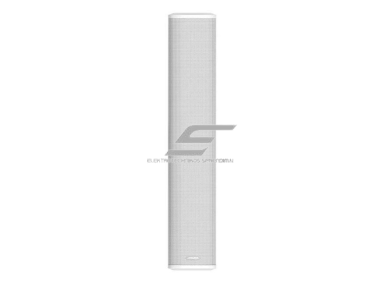 Sieninė garso kolonėlė | atspari vandeniui | 100V | 60W | IP66 | balta | aliuminio korpusas | 4x3" žemadažnis + 1" aukštadažnis garsiakalbiai
