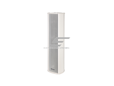Sieninė garso kolonėlė | atspari vandeniui | 100V | 120W | IPX6 | balta | aliuminio korpusas | 3x8" žemadažnis + 1x1.4" aukštadažnis garsiakalbis | balta