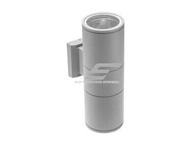 Fasadinis | sieninis lauko šviestuvas | E27 | 2x40W | IP54 | pilkas | GTV Lighting | BALEO | LD-BA2E27-00 Fasadinis | sieninis lauko šviestuvas | E27 | 2x40W | IP54 | pilkas | GTV Lighting | BALEO | LD-BA2E27-00