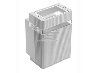 Fasadinis | sieninis lauko šviestuvas | GU10 | 50W | IP54 | pilkas | GTV Lighting | NESSA | LD-NESSAGU10J-80 Fasadinis | sieninis lauko šviestuvas | GU10 | 50W | IP54 | pilkas | GTV Lighting | NESSA | LD-NESSAGU10J-80