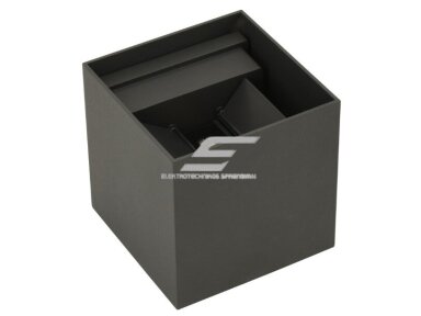 LED fasadinis | sieninis lauko šviestuvas | 12W | 230V | 4000K | 1100lm | IP65 | grafito spalvos | Bemko | C25-EL2-KS-205GR-4K