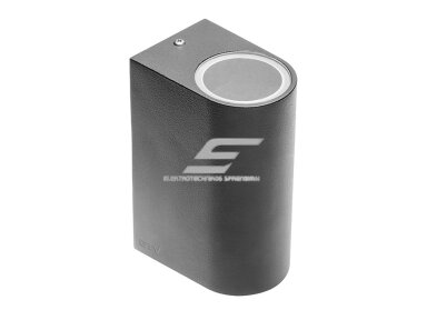Fasadinis | sieninis lauko šviestuvas | GU10 | 2x35W | IP54 | juodas | GTV Lighting | TIAGO | LD-TIAGOGU10D-20 Fasadinis | sieninis lauko šviestuvas | GU10 | 2x35W | IP54 | juodas | GTV Lighting | TIAGO | LD-TIAGOGU10D-20