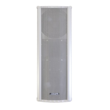 Sienas skaļrunis | ūdensizturīgs | 100V | 80W | IPX6 | balts | alumīnija korpuss | 2×8" zemfrekvences skaļruņi + 1×1.4" augstfrekvences skaļrunis Sienas skaļrunis | ūdensizturīgs | 100V | 80W | IPX6 | balts | alumīnija korpuss | 2×8" zemfrekvences skaļruņi + 1×1.4" augstfrekvences skaļrunis