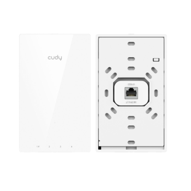 Wall-mounted access point | wireless network transmitter | Wi-Fi 5 | 2.4GHz + 5GHz | up to 1200 Mbps | 5 integrated Gigabit ports | PoE powered Wall-mounted access point | wireless network transmitter | Wi-Fi 5 | 2.4GHz + 5GHz | up to 1200 Mbps | 5 integrated Gigabit ports | PoE powered