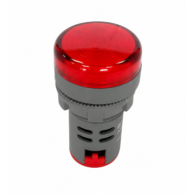 LED signal indicator lamp | with push-button type housing | red | 22mm | AC230V | IP67 | for indication in electrical distribution boxes, automation systems and equipment LED signal indicator lamp | with push-button type housing | red | 22mm | AC230V | IP67 | for indication in electrical distribution boxes, automation systems and equipment