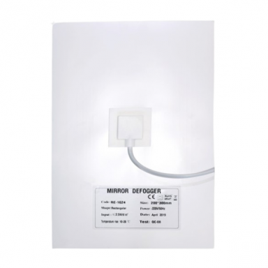 Defogger | heating mat for mirror | 300x200mm | 230V | IP54 Defogger | heating mat for mirror | 300x200mm | 230V | IP54