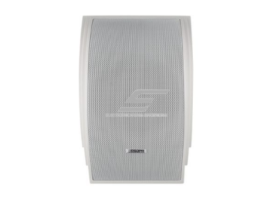 Sieninė garso kolonėlė | 70/100V | 6W | 91dB | Power tap galios parinkimas | ABS korpusas | PA sistemoms | 4.5" full-range garsiakalbis | balta 1