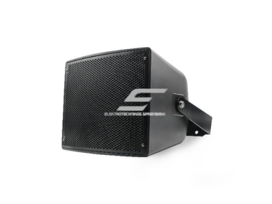 Sieninė garso kolonėlė | 70V/100V/8Ω | 120W | <110° garso sklaida | 1x8" žemadažnis + 1x1.5" aukštadažnis garsiakalbiai | juoda