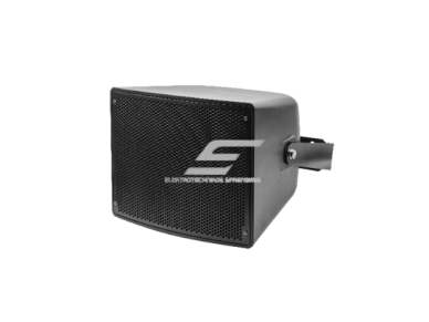 Sieninė garso kolonėlė | 70V/100V/8Ω | 120W | <110° garso sklaida | 1x8" žemadažnis + 1x1.5" aukštadažnis garsiakalbiai | juoda 1
