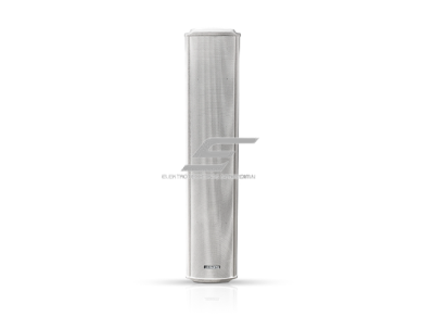 Sieninė garso kolonėlė | atspari vandeniui | 100V | 120W | IP66 | balta | 4x6.5" žemadažnis + 1" full range garsiakalbiai