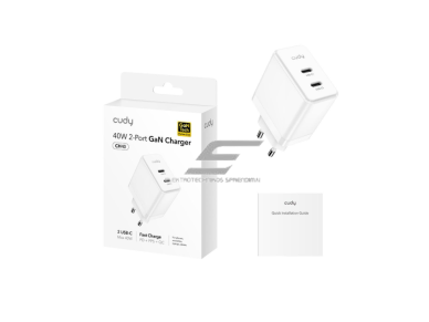 Sieninis greitojo įkrovimo įkroviklis | 2xUSB-C | 40W | 100–240V | greitas ir saugus įkrovimas | išmanus galios valdymas | baltas 1 Sieninis greitojo įkrovimo įkroviklis | 2xUSB-C | 40W | 100–240V | greitas ir saugus įkrovimas | išmanus galios valdymas | baltas 1