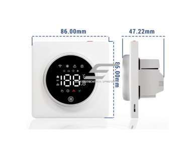 Išmanus elektrinio grindinio šildymo termostatas | WiFi | 230V | 16A | ±0.5°C tikslumas | smart home (MQTT) | programuojamas | sieninis montavimas 3 Išmanus elektrinio grindinio šildymo termostatas | WiFi | 230V | 16A | ±0.5°C tikslumas | smart home (MQTT) | programuojamas | sieninis montavimas 3