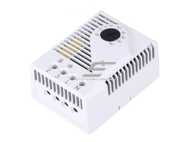 Termostatas–higrostatas DIN bėgeliui | 220 VAC | šildymas / aušinimas | IP valdymas | automatinis veikimas | temperatūros ir drėgmės kontrolė 1