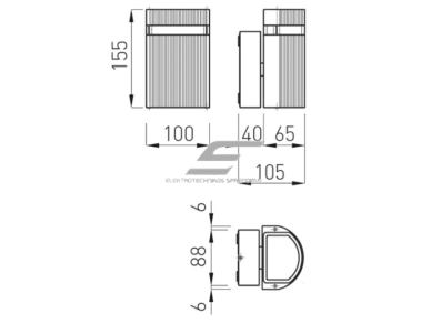 Fasadinis | sieninis lauko šviestuvas | GU10 | 50W | IP54 | juodas | GTV Lighting | SILVA | LD-SILVAGU10J-20 1