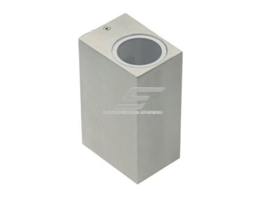 Fasadinis | sieninis lauko šviestuvas | GU10 | 2x35W | IP54 | kvadratinis | baltas | GTV Lighting | TIAGO | LD-TIAGOGU10D-01KW