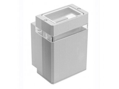 Fasadinis | sieninis lauko šviestuvas | GU10 | 50W | IP54 | pilkas | GTV Lighting | NESSA | LD-NESSAGU10J-80 Fasadinis | sieninis lauko šviestuvas | GU10 | 50W | IP54 | pilkas | GTV Lighting | NESSA | LD-NESSAGU10J-80
