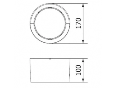 LED fasadinis | sieninis lauko šviestuvas | 12W | 230V | 4000K | 1000lm | IP65 | juodas | GTV Lighting | CANTI | LD-CANTI12WOK-40 1 LED fasadinis | sieninis lauko šviestuvas | 12W | 230V | 4000K | 1000lm | IP65 | juodas | GTV Lighting | CANTI | LD-CANTI12WOK-40 1