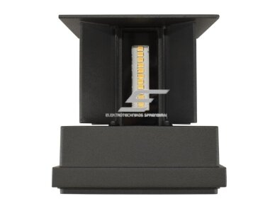 LED fasadinis | sieninis lauko šviestuvas | 12W | 230V | 4000K | 1100lm | IP65 | grafito spalvos | Bemko | C25-EL2-KR-205GR-4K 1 LED fasadinis | sieninis lauko šviestuvas | 12W | 230V | 4000K | 1100lm | IP65 | grafito spalvos | Bemko | C25-EL2-KR-205GR-4K 1