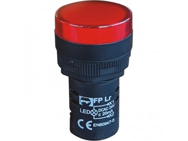 Signalinė | indikacinė LED lemputė | raudona | 22mm | 12VAC/DC | IP54 | Promfactor Baltic | FPL012RD | 4779040158182 Signalinė | indikacinė LED lemputė | raudona | 22mm | 12VAC/DC | IP54 | Promfactor Baltic | FPL012RD | 4779040158182