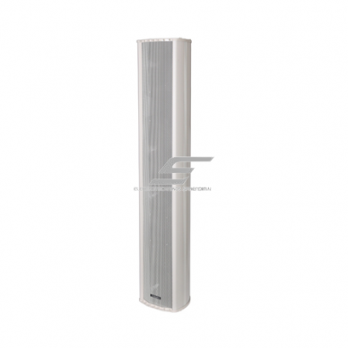 Wall-mounted speaker | waterproof | 100V | 160W | IPX6 | white | aluminum housing | 4×8" woofer + 2×1.4" tweeter