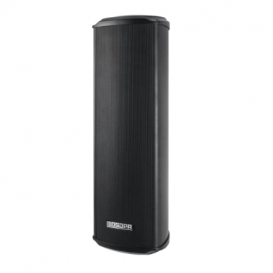 Głośnik ścienny | wodoodporny | 100V | 20W | IPX6 | czarny | obudowa z aluminium i ABS | głośniki 2×4" niskotonowe + 1" wysokotonowy Głośnik ścienny | wodoodporny | 100V | 20W | IPX6 | czarny | obudowa z aluminium i ABS | głośniki 2×4" niskotonowe + 1" wysokotonowy